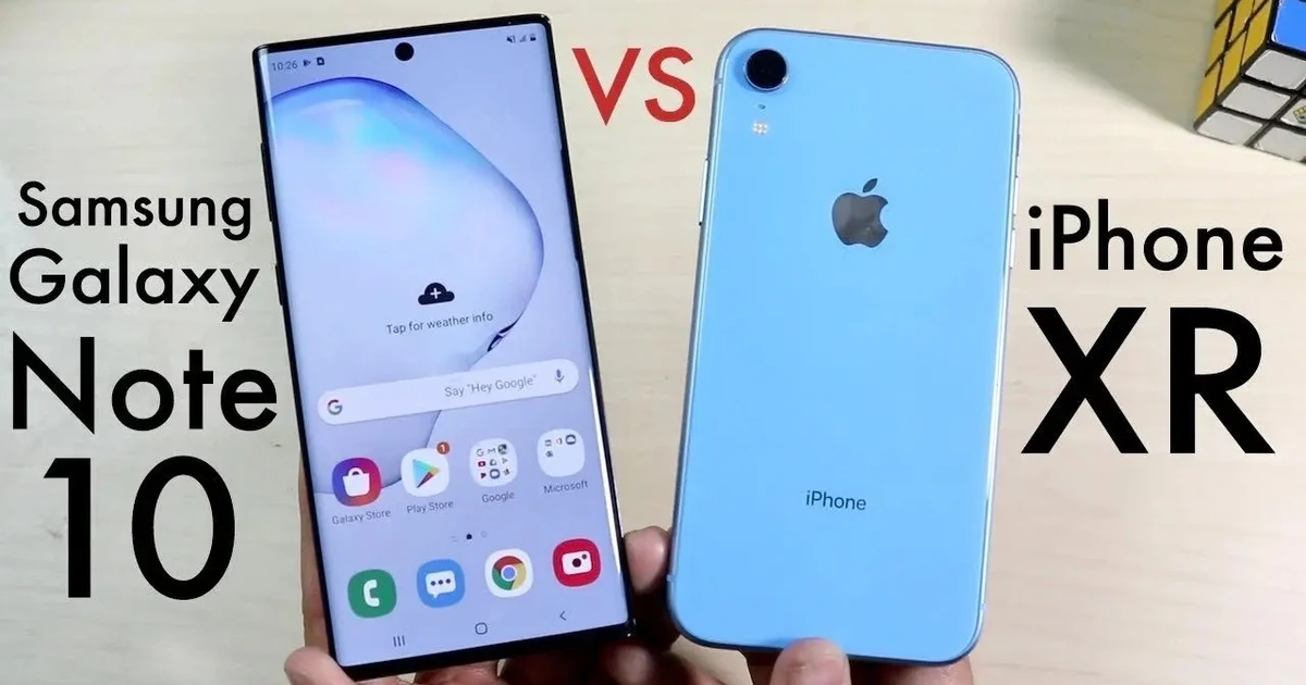 iphone xr vs note 10 plus camera