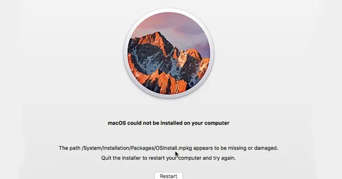 Macos Could Not Be Installed On Your Computer – XERX