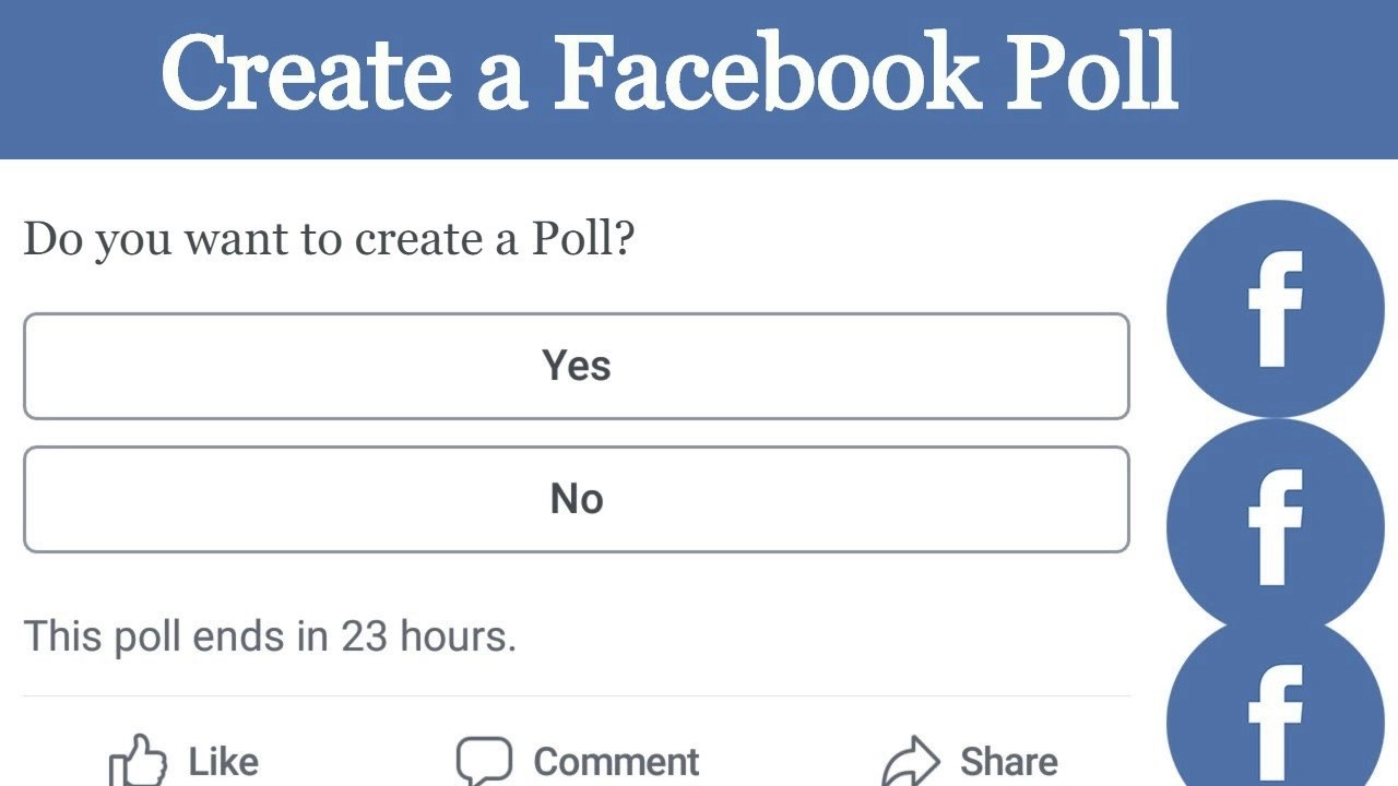 How To Create A Poll On Facebook On A Desktop Or Mobile
