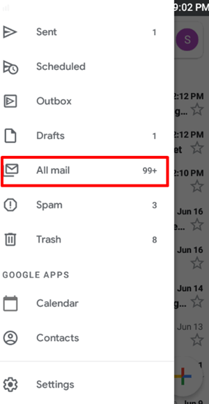 Mobille all mail