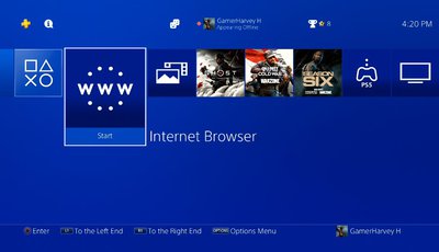 How To Use The PS4 Web Browser