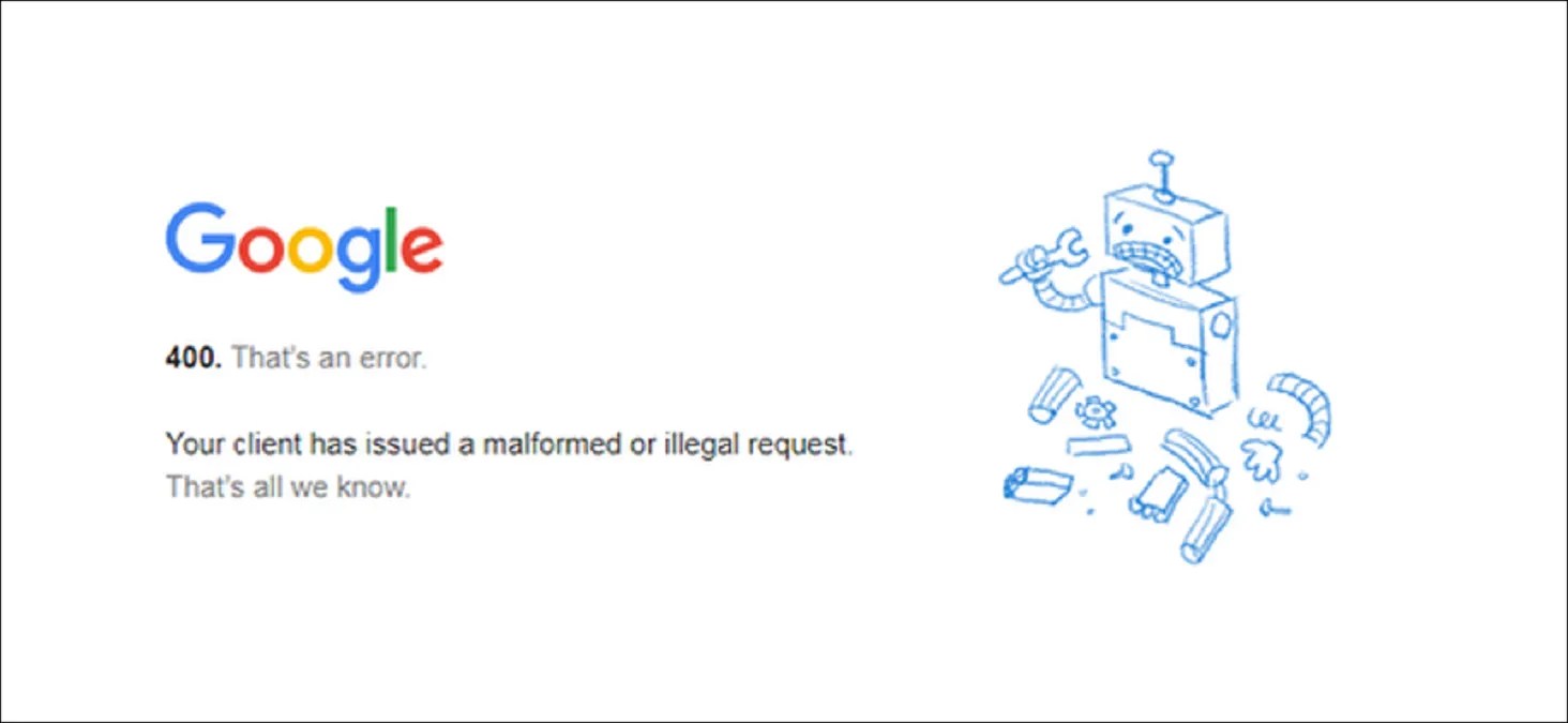 How to Fix HTTP 400 Bad Request Error