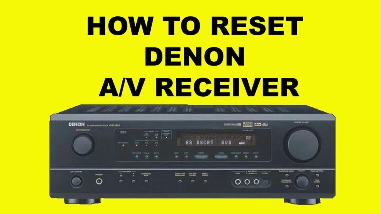 How to Troubleshoot Denon Receiver