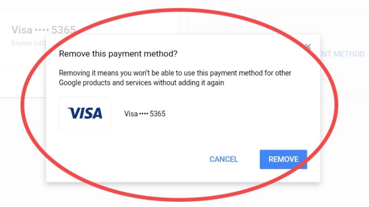 How To Remove A Credit Card From Google Play On Android