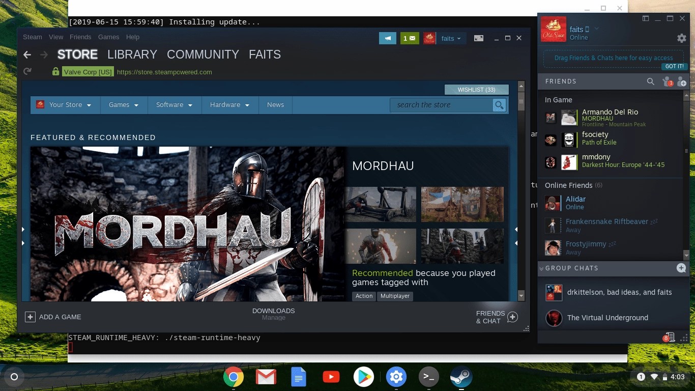 How To Install Steam On Chromebook