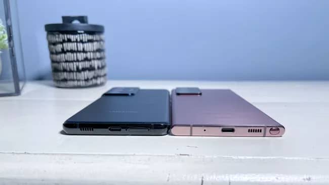 Samsung Galaxy S21 Ultra vs Samsung Galaxy Note 20 Ultra