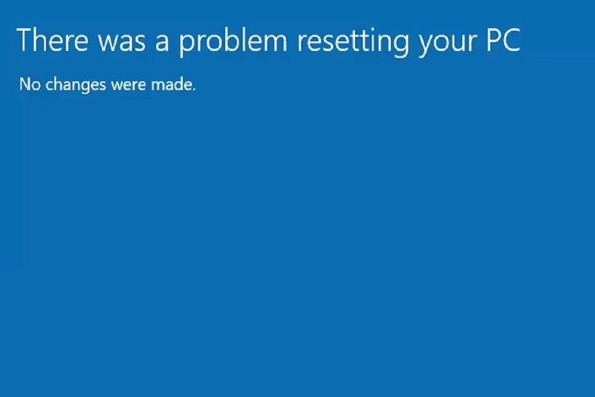 How to Fix the “There Was A Problem Resetting Your PC” Error in Windows 10 and 8