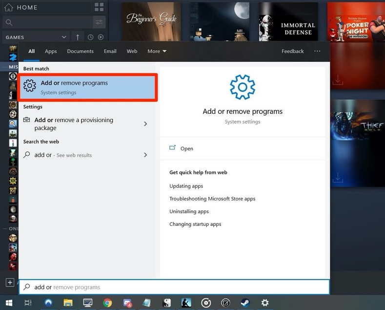 How to Uninstall the Steam Gaming App on your PC