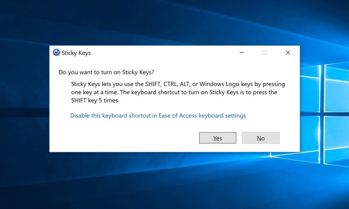 How to Turn Off Sticky Keys on Windows