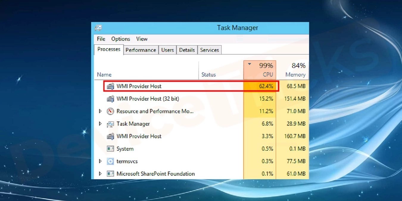 What is the WMI Provider Host and why is it using so much CPU?