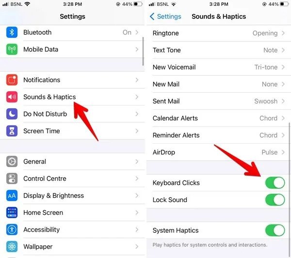 How to Turn Off Keyboard Sound on Android and iPhone