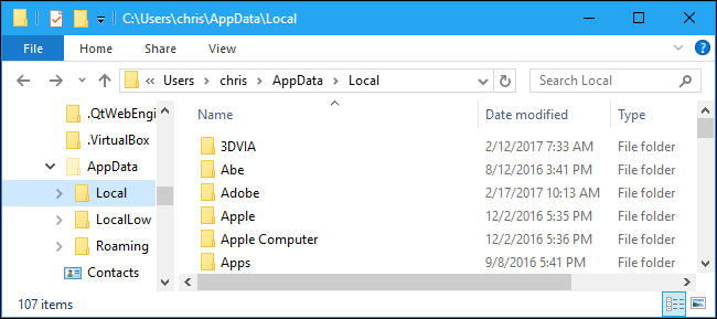 Where to Find the AppData Folder in Windows 10