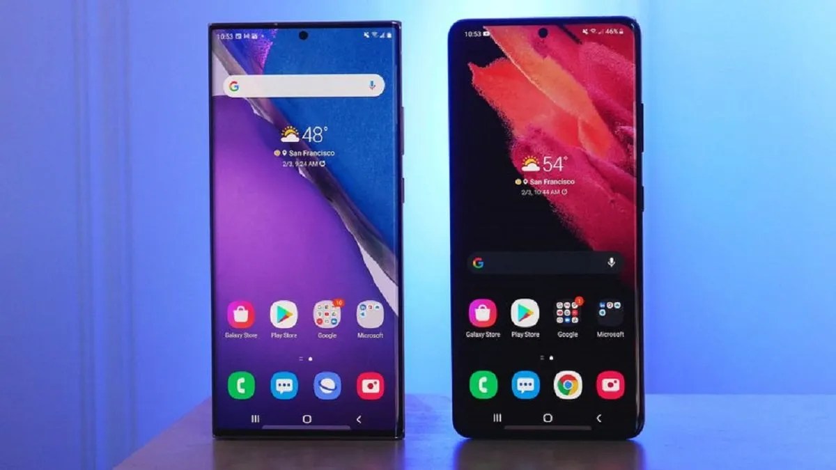 Samsung Galaxy S21 Ultra vs Samsung Galaxy Note 20 Ultra