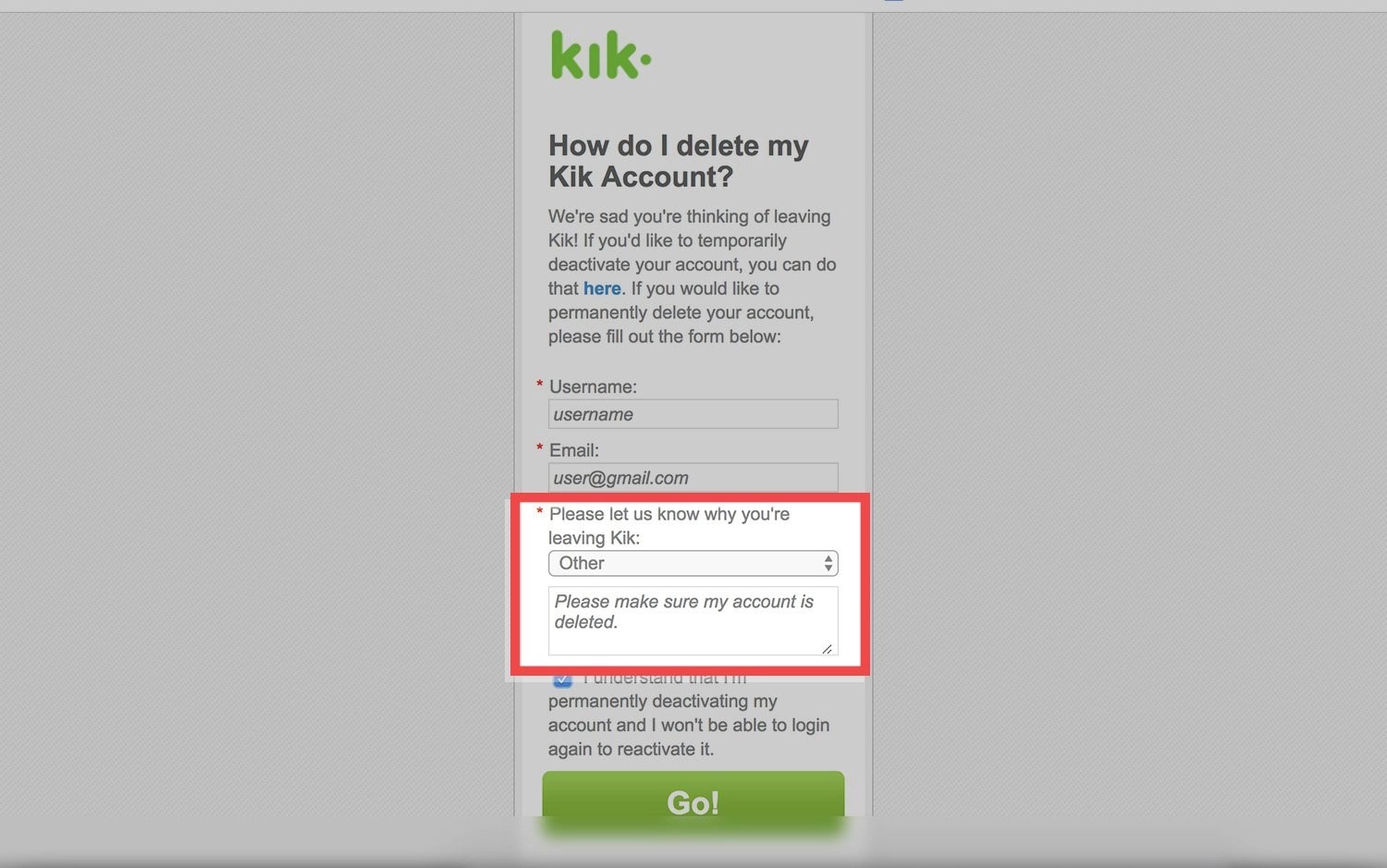 How to Easily Delete Your Kik Account