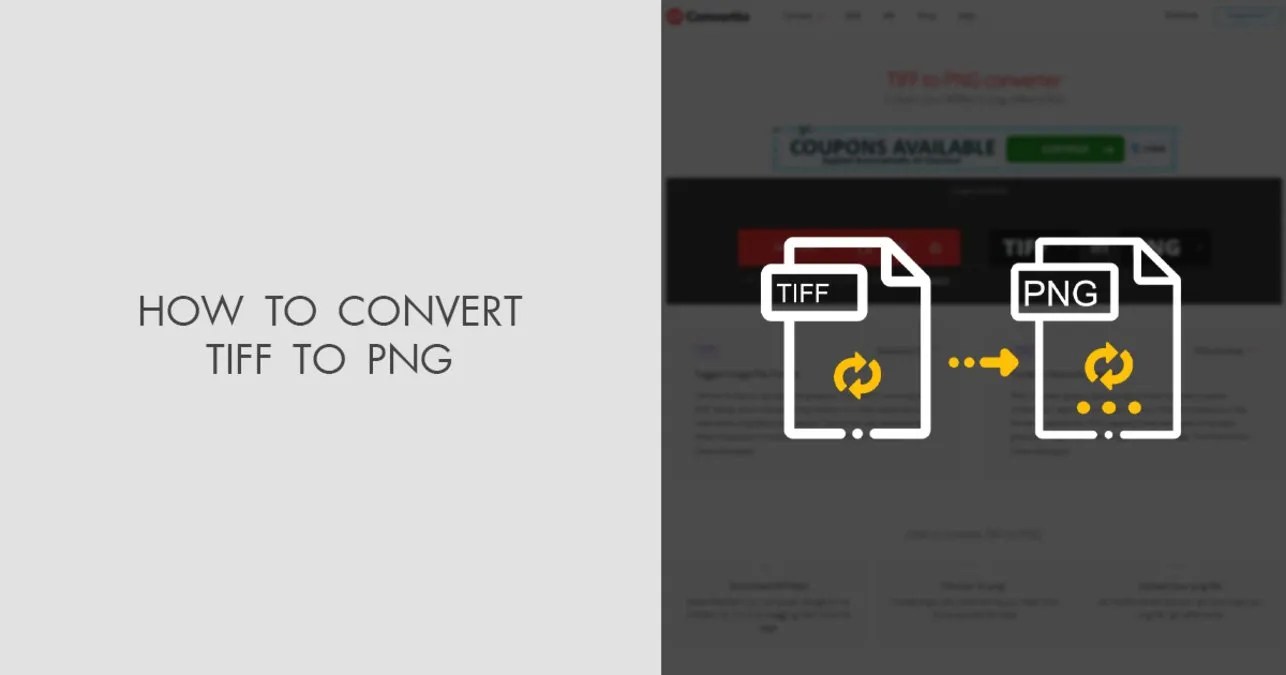 How to Convert the TIFF to PNG
