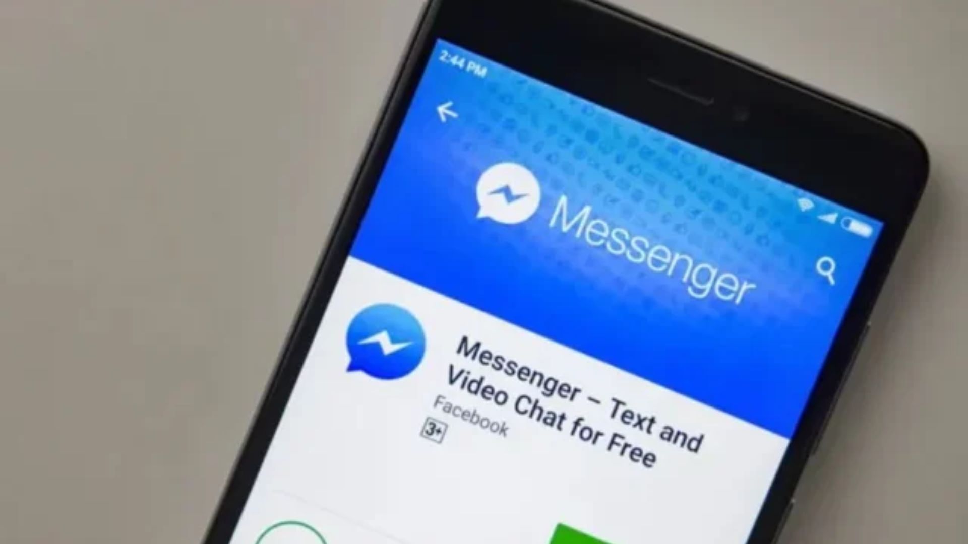 Messenger Opened On Mobile