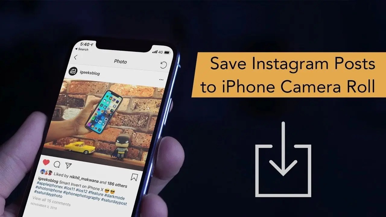 How to Download Instagram Photos and Videos to iPhone Camera Roll