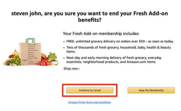How To Cancel Your Amazon Fresh Subscription