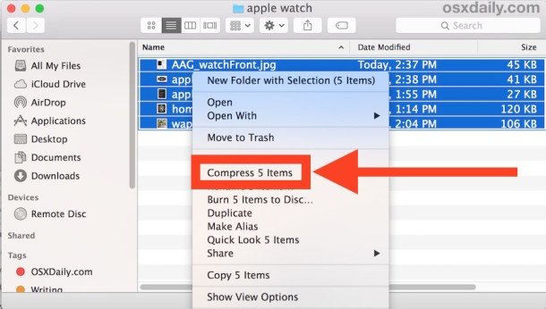 How to Zip a File on Mac