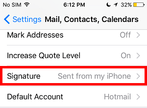 How To Remove 'Sent from my iPhone' In Mail