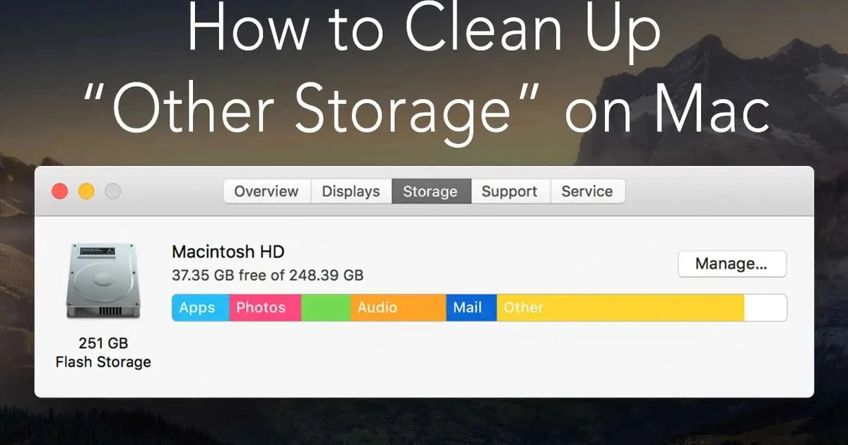 How to Delete ‘Other Storage’ on the Mac