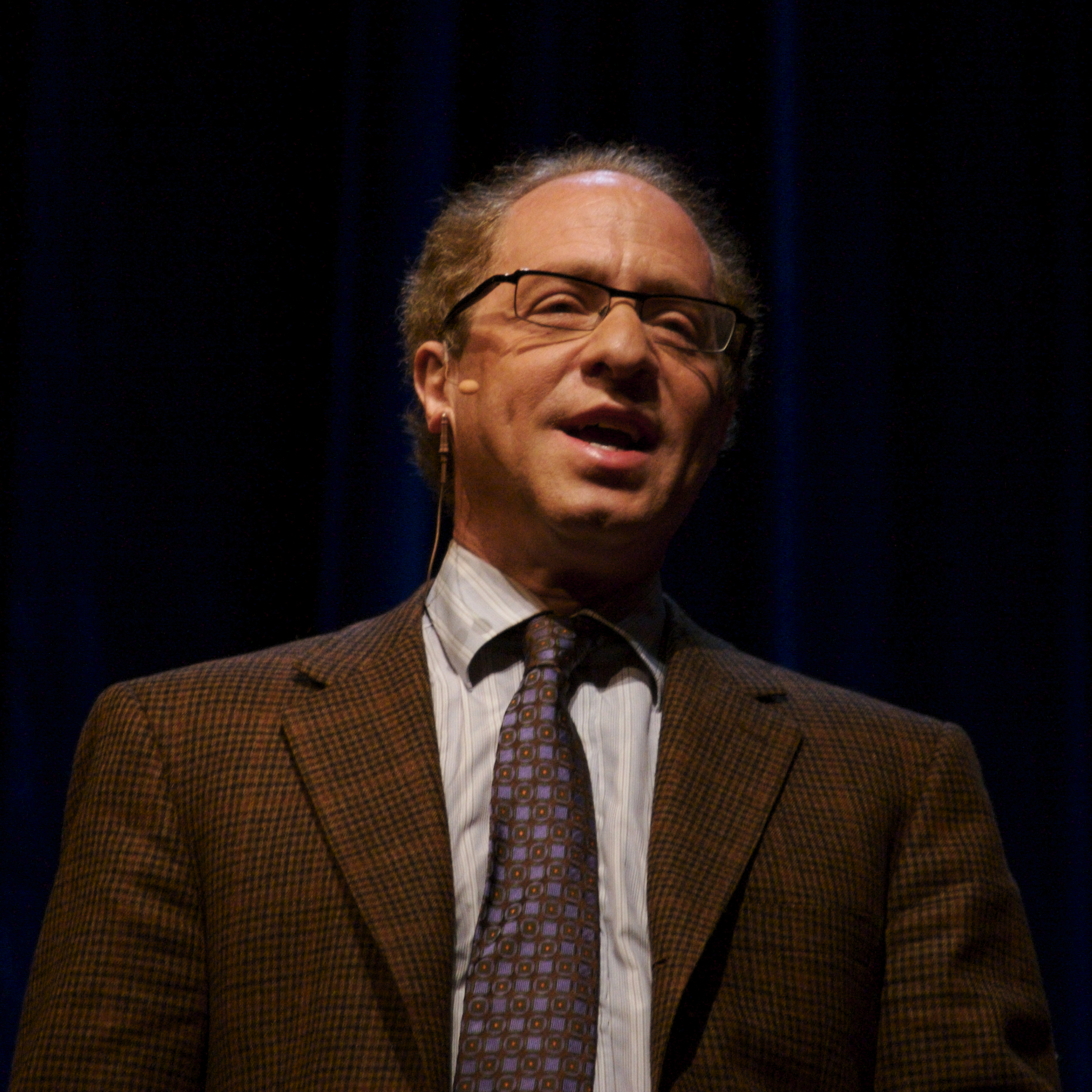 Dr Ray Kurzweil in a summit at stanford