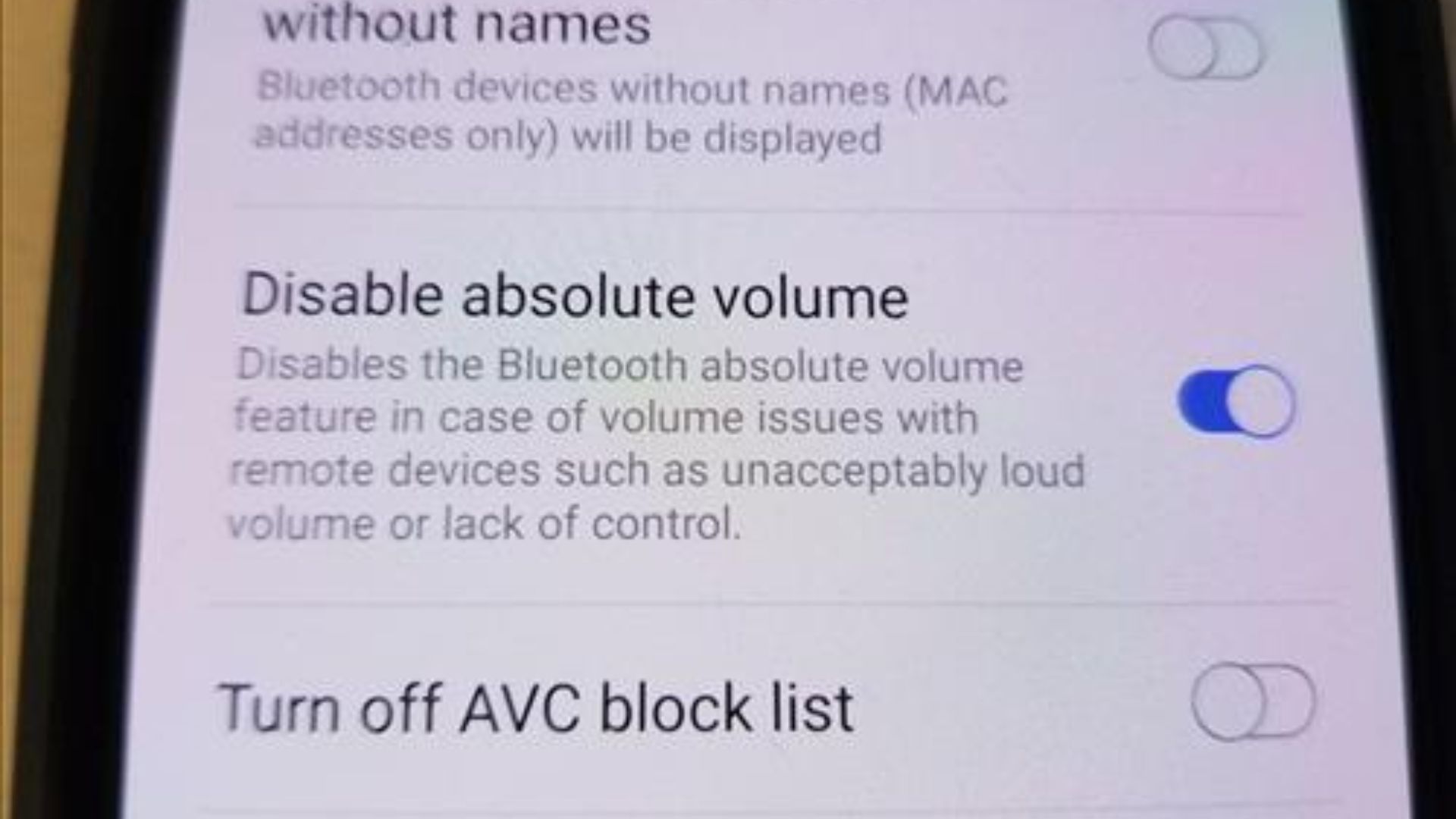 Bluetooth Absolute Volume And Media Volume On Android